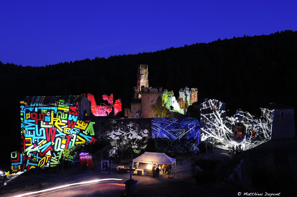 Le château de Boulogne, et les projections du Kolektif Alembik - Festival Paradox