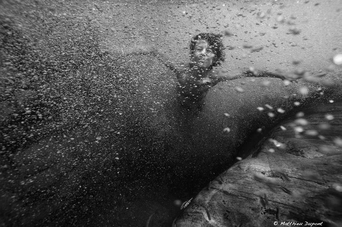 Photographie sous l'eau de Matthieu Dupont