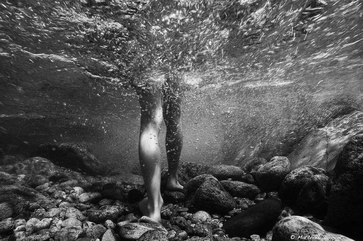 Photographie sous l'eau de Matthieu Dupont